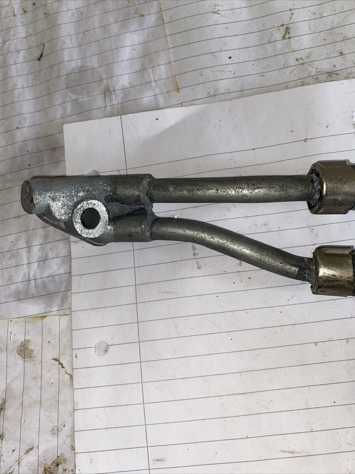 Norton  Main Feed And Return Pipes With Junction And Rubber Pipes