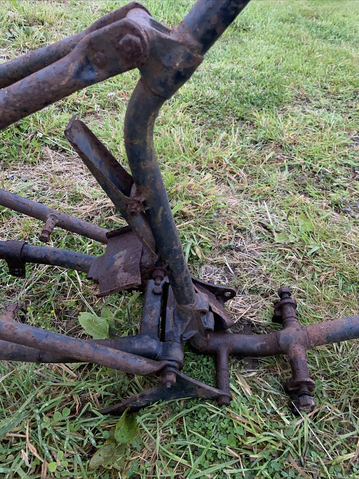 BSA D7 Frame With Swinging Arm And Subframe