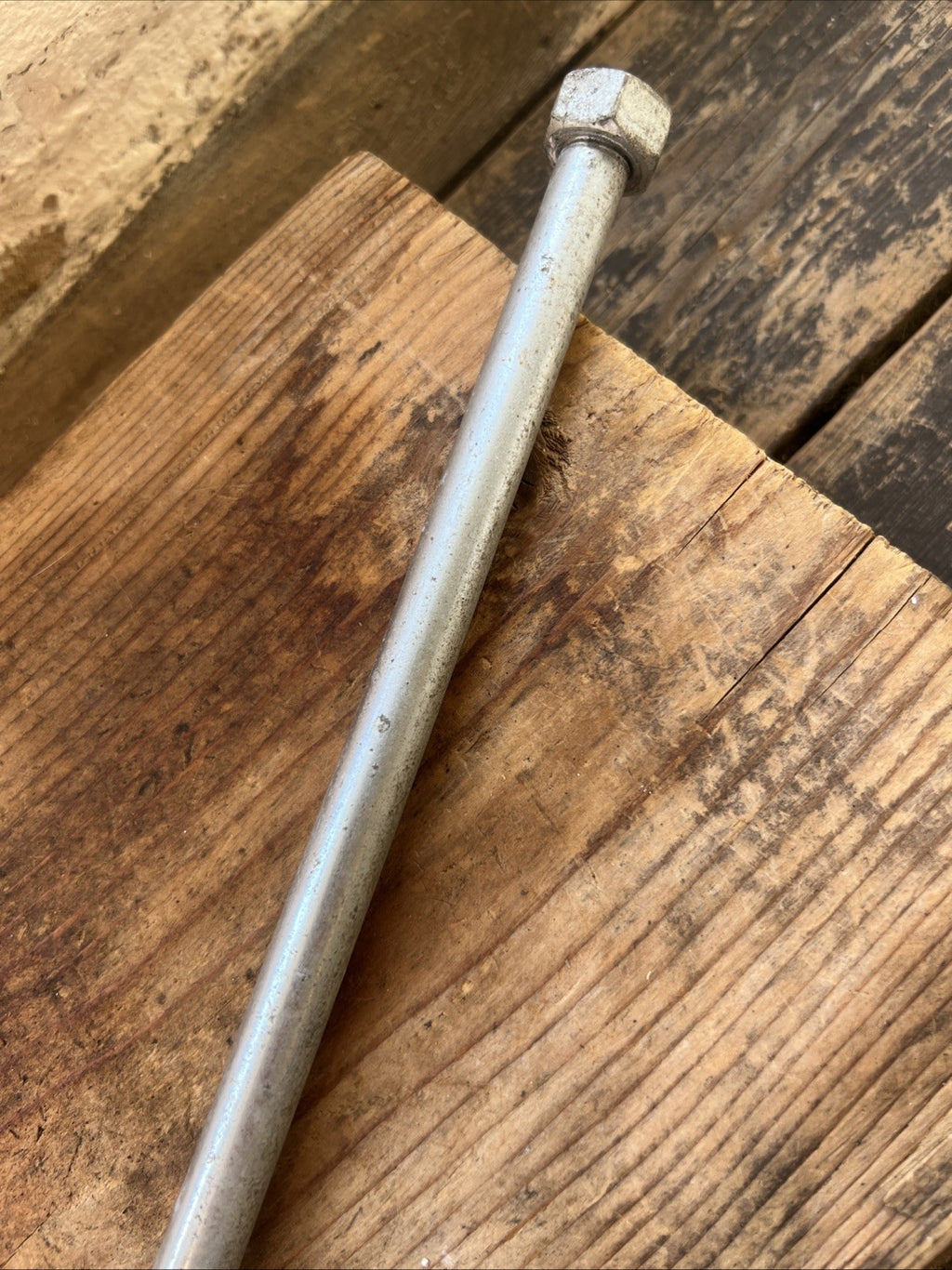 Triumph/BSA Long Bolt 8 7/8” Under head .431” Thick NOS
