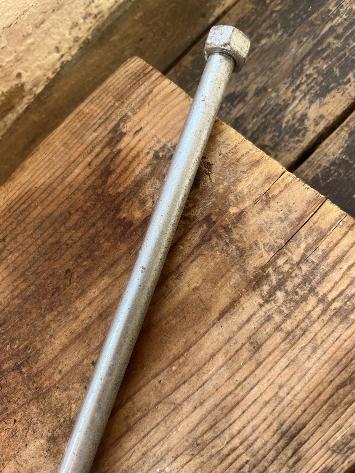 Triumph/BSA Long Bolt 8 7/8” Under head .431” Thick NOS
