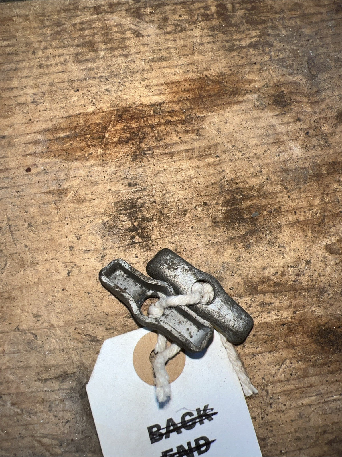 BSA Beagle Rear Wheel Chain Adjuster Caps New Old Stock 90-6084