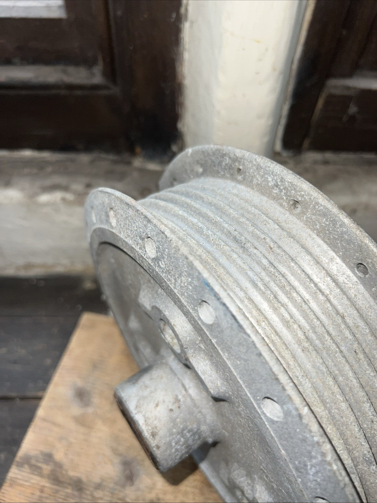 Norton Featherbed Alloy Rear Wheel Hub Bare Good Second Hand