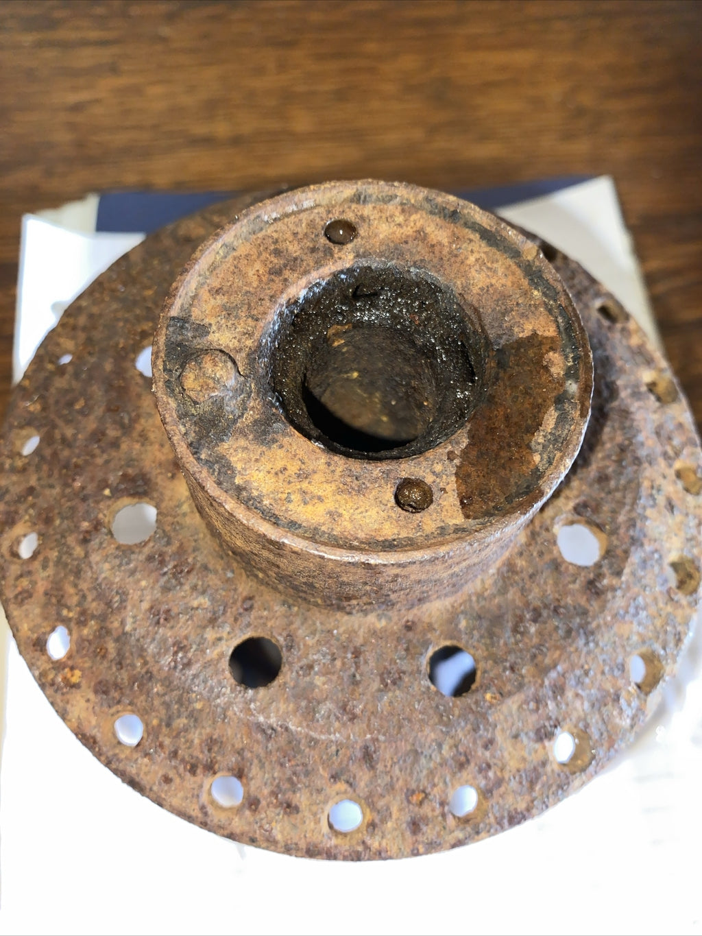British Triumph Bolt On Type Spool Rear Hub
