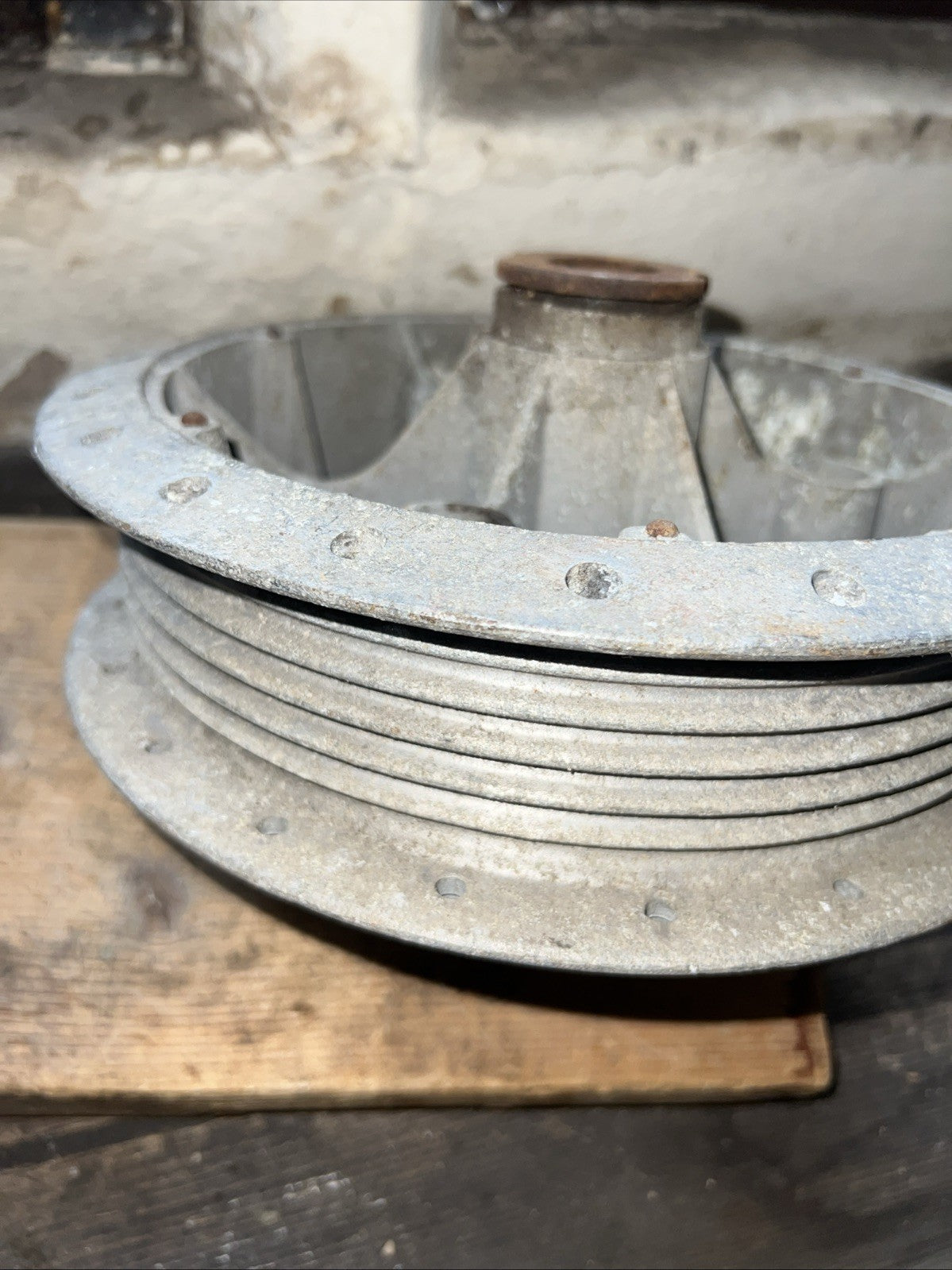 Norton Featherbed Alloy Rear Wheel Hub Bare Good Second Hand