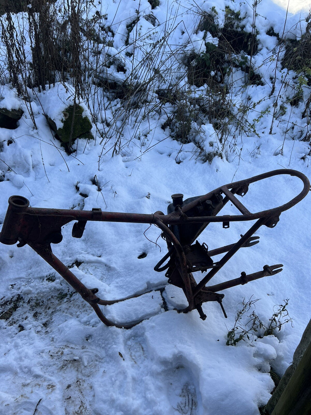 BSA Starfire Frame With Oil Tank