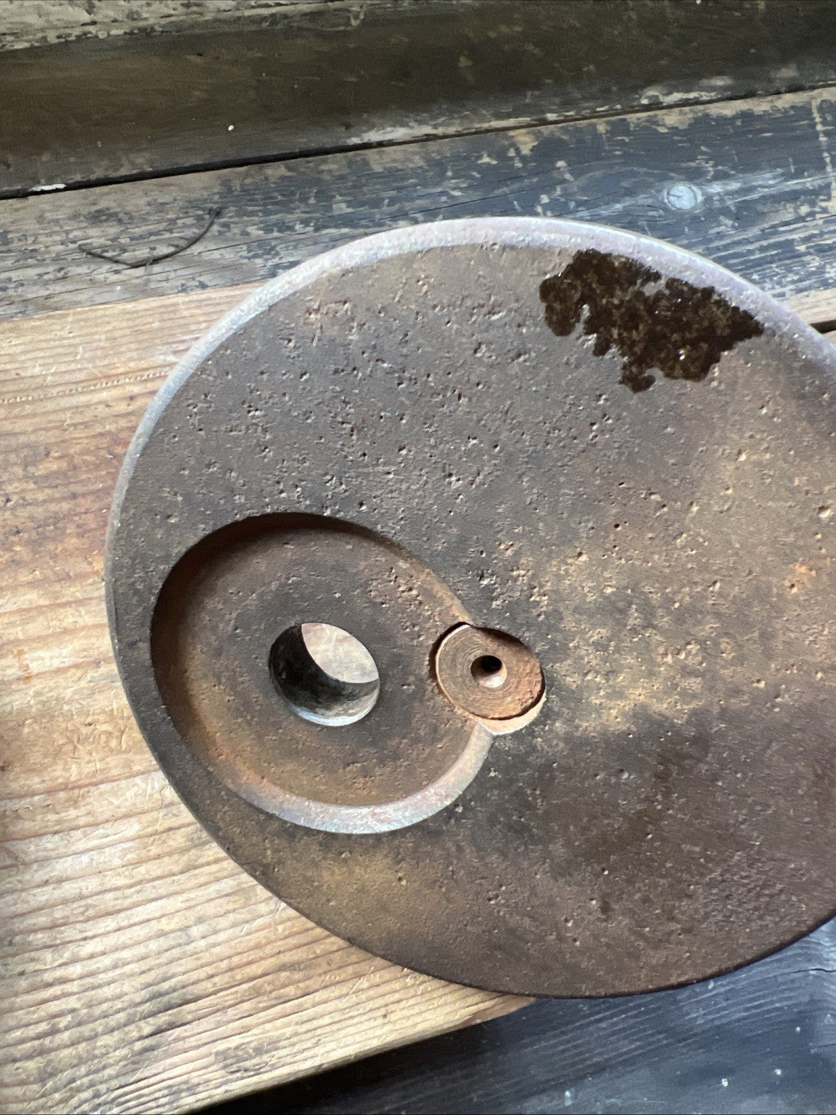 BSA Bantam D1 Etc Early Crank Shaft Wheels With Good Shafts