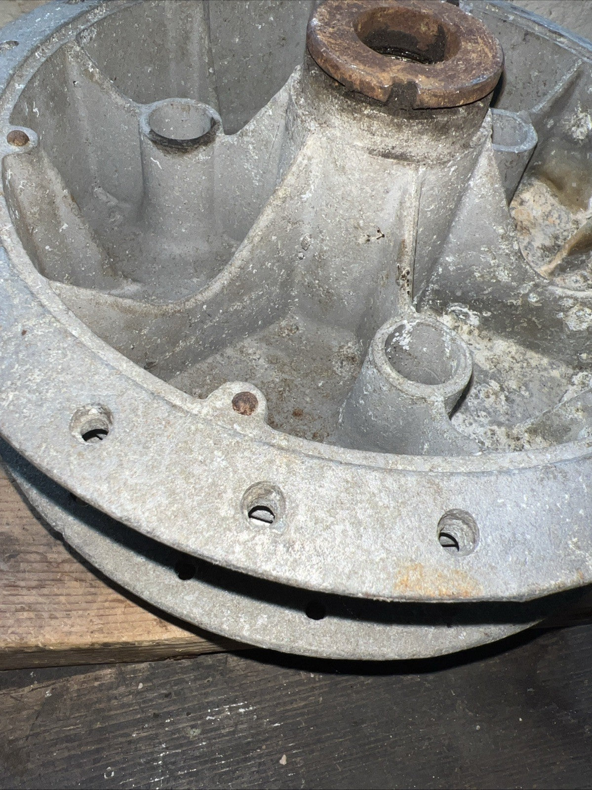 Norton Featherbed Alloy Rear Wheel Hub Bare Good Second Hand