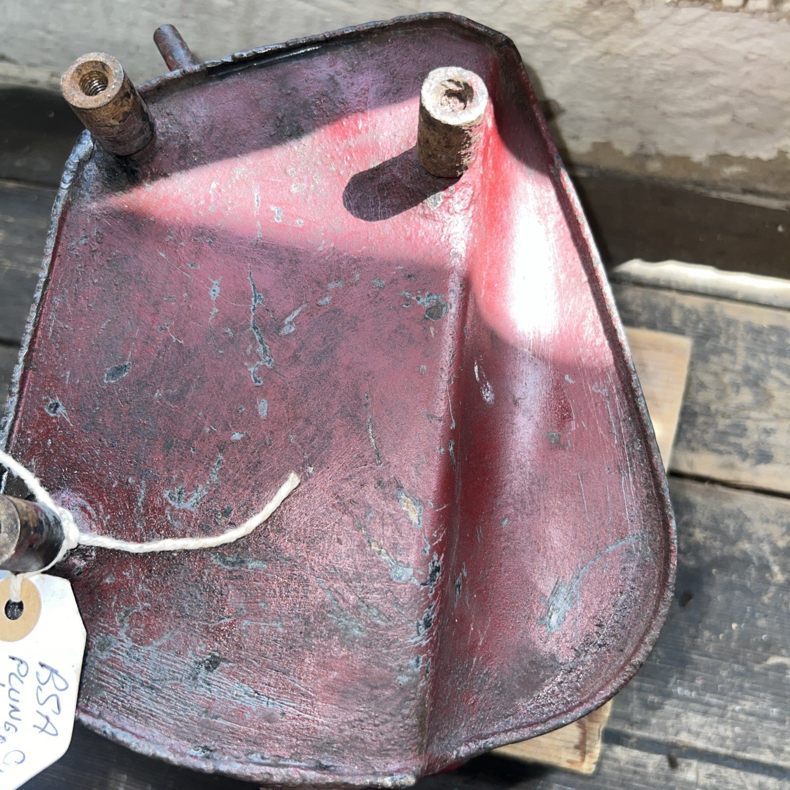 BSA Plunger/Rigid/Swinging Arm Oil Tank Slight Dent