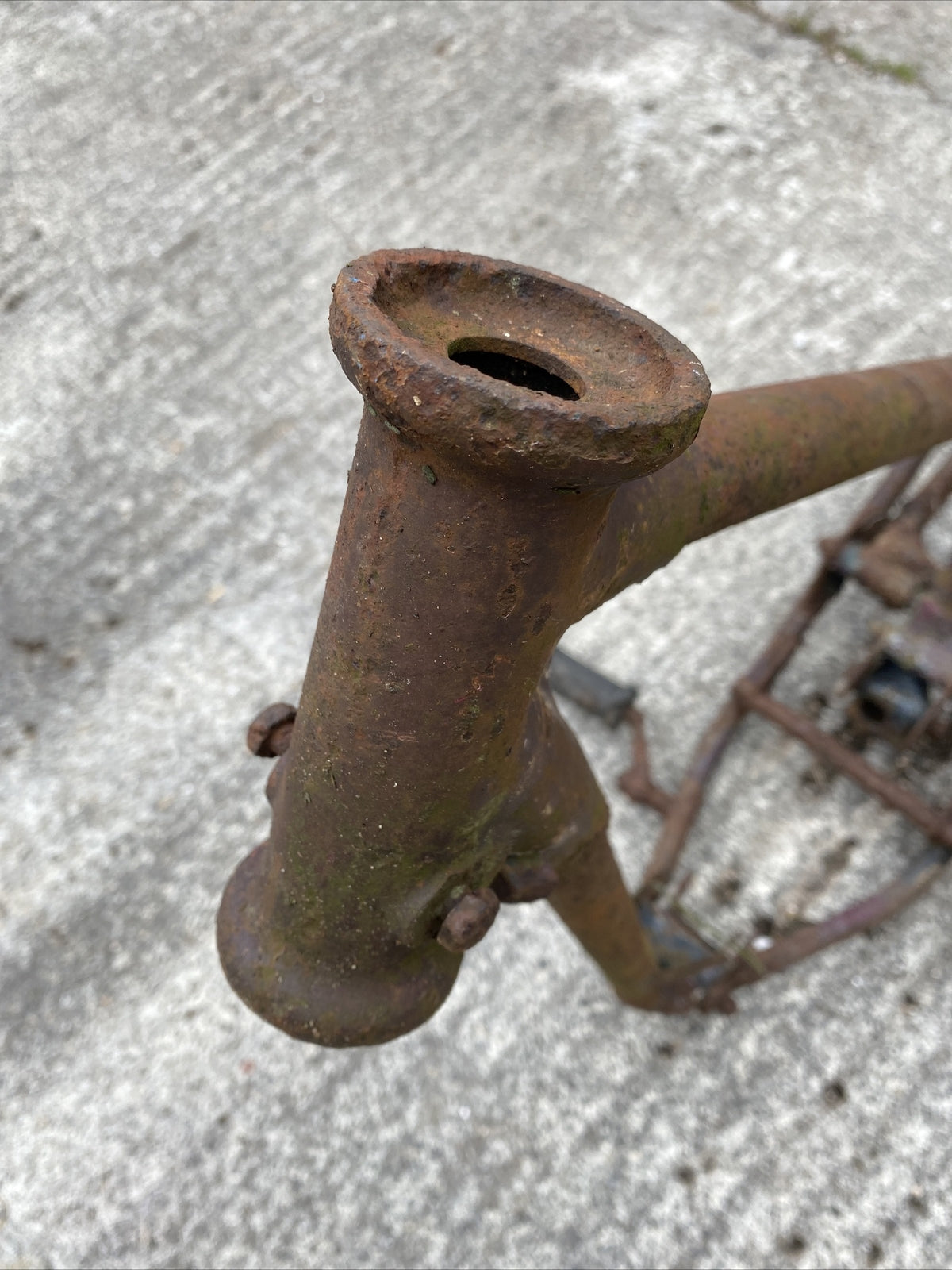 Old Vintage Villiers Motorcycle Motorbike frame