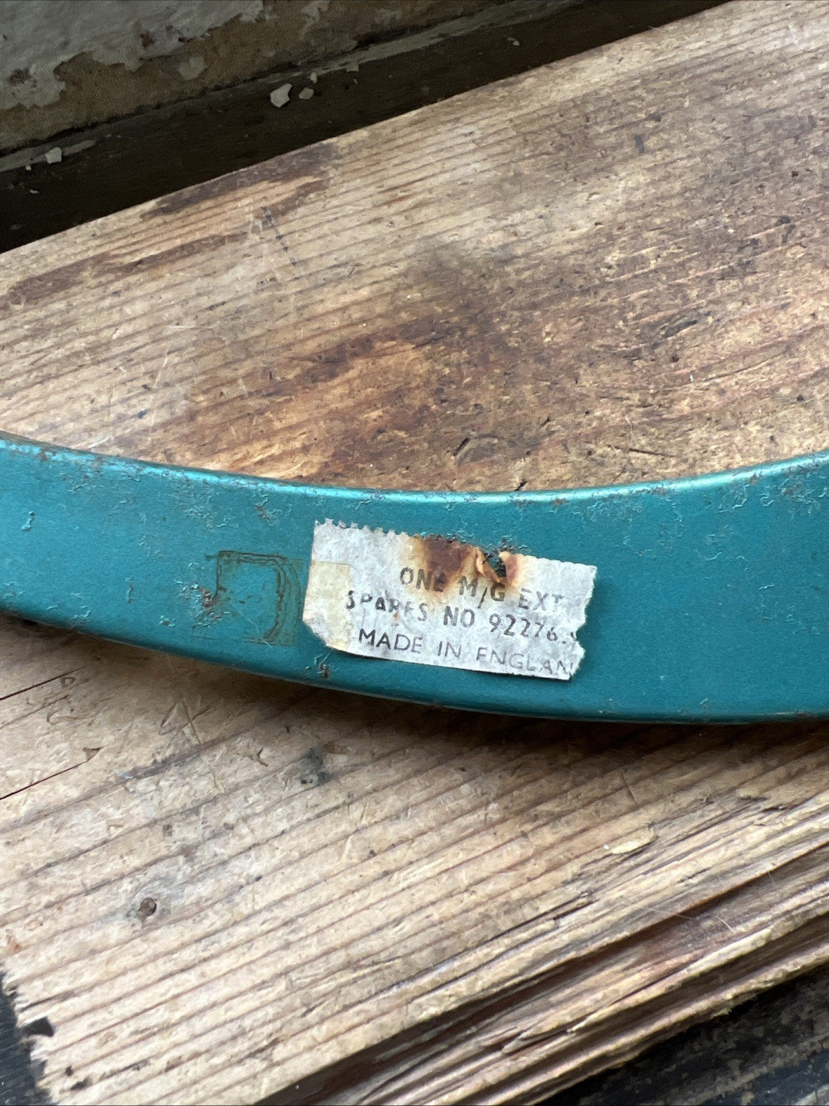 Triumph Tigress Scooter Right Hand Front Mudguard Extension Piece NOS