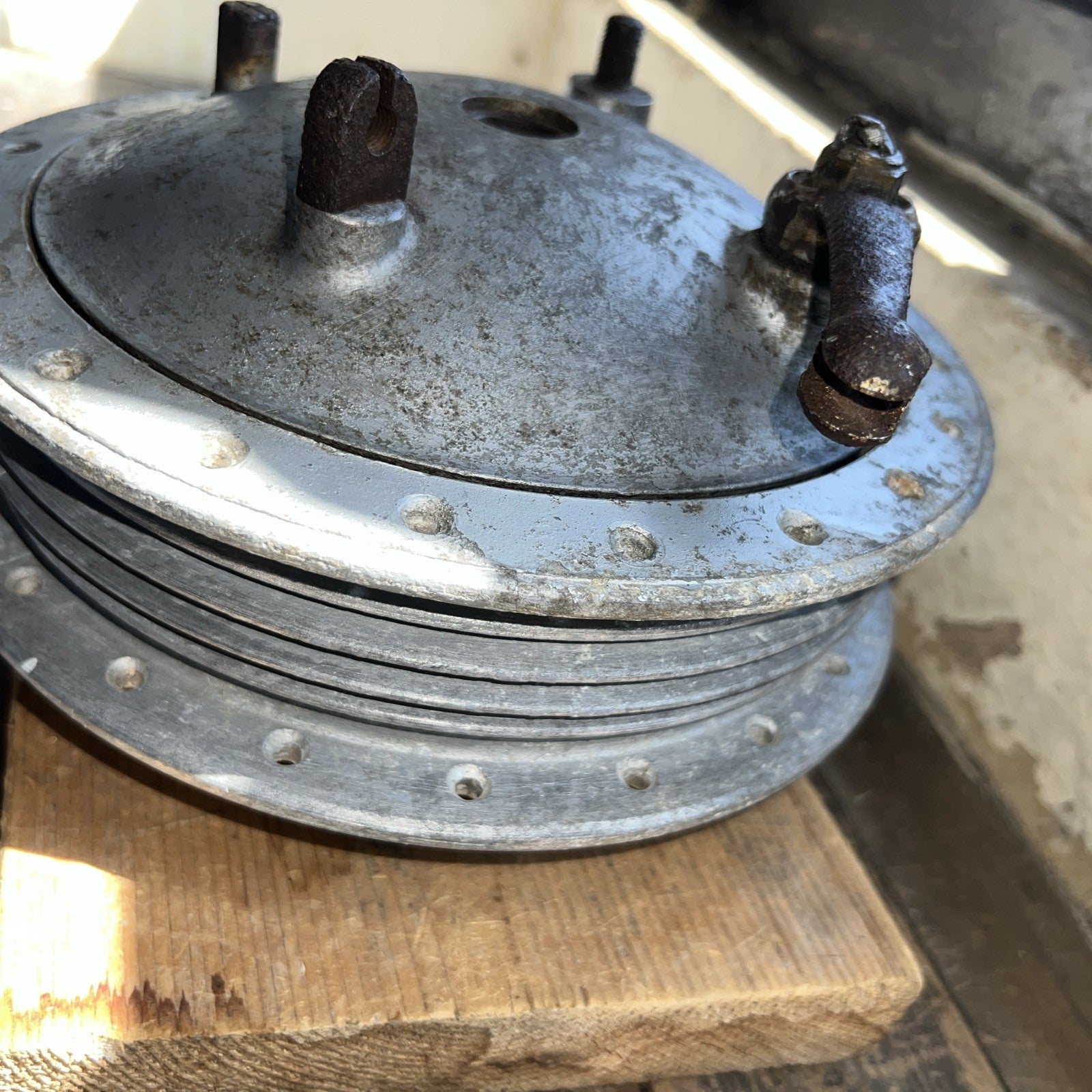 Ariel BSA Full Width Alloy Front Hub Complete With Brake