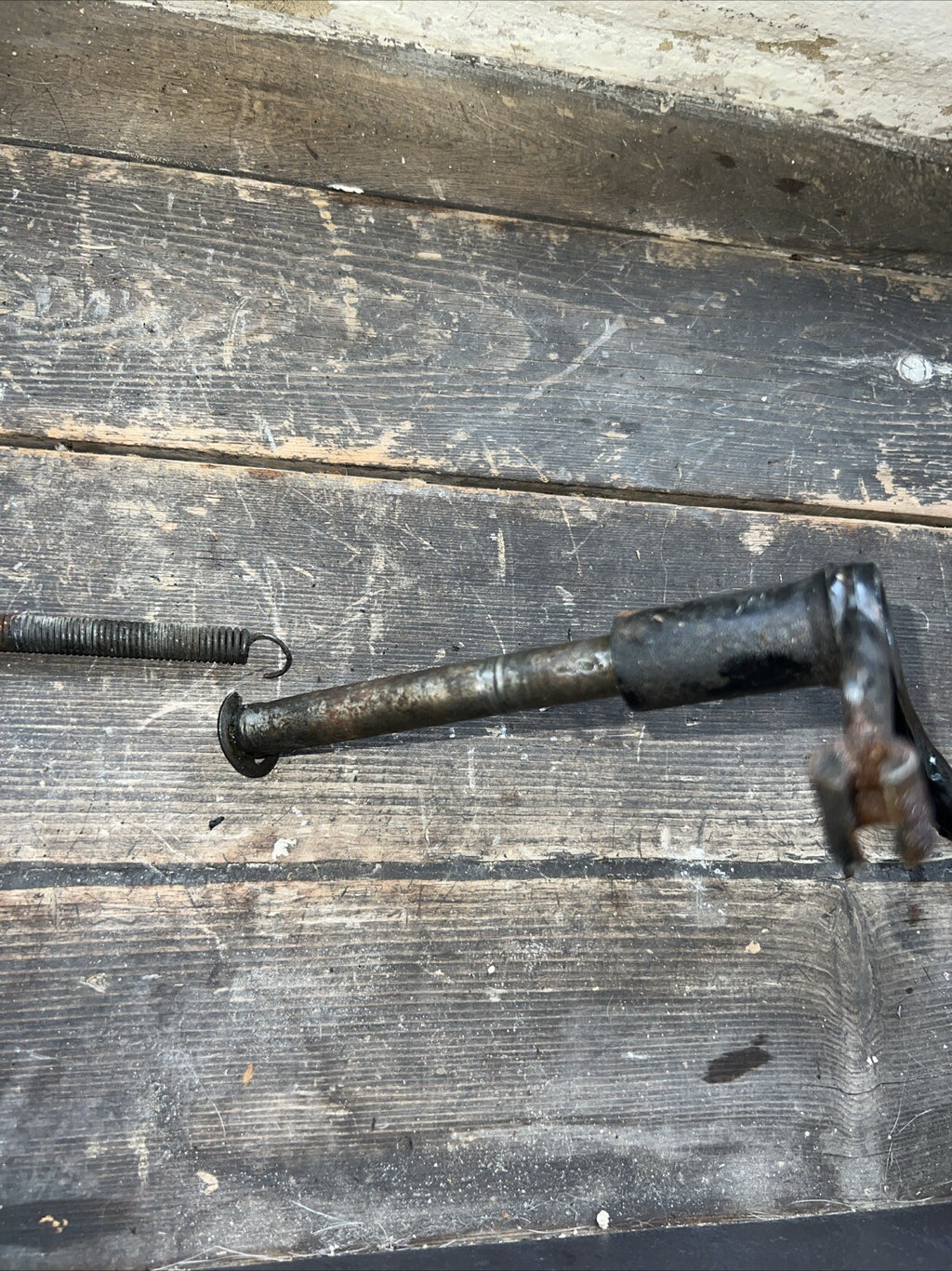 Ducati Narrowcase 250 Disc Rear Brake Pedal And Shaft With Spring