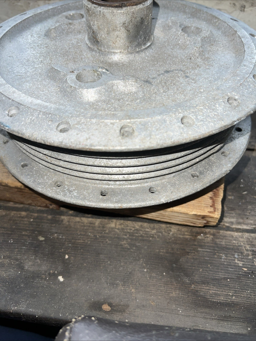 Norton Featherbed Alloy Rear Wheel Hub Bare Good Second Hand