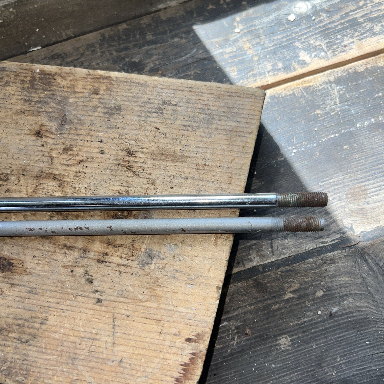 BSA Rocket 3 Mk 1  82-8519 Silencer Support Stays NOS