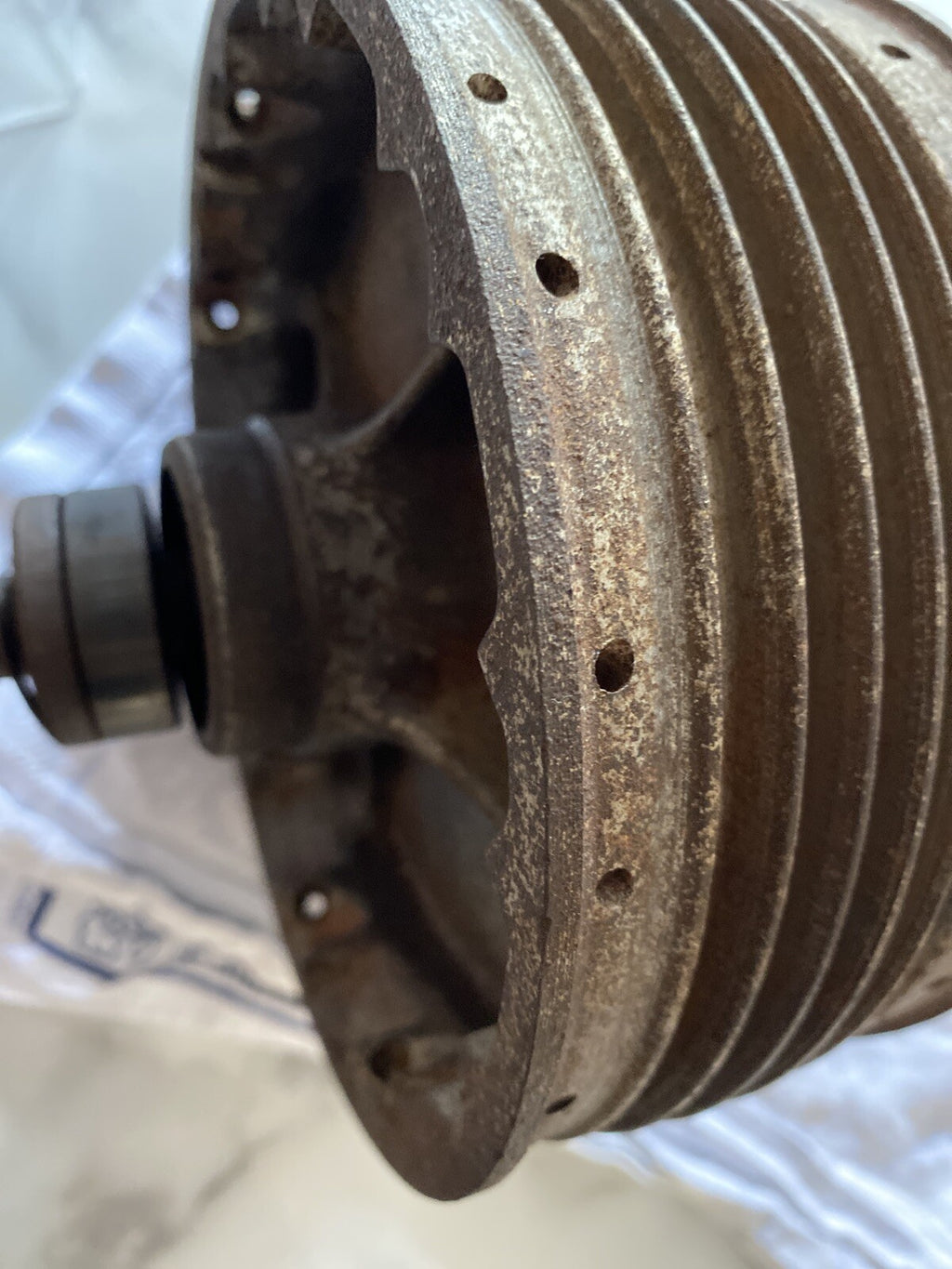 BSA C15 Front Hub With Spindle Classic Bike Motorbike Part