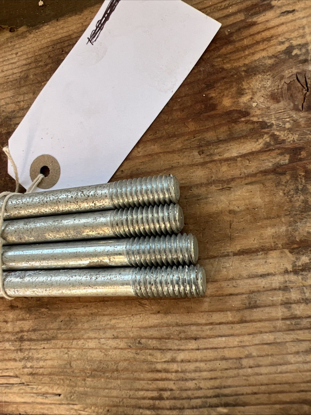 BSA B25 Cylinder Barrel Studs 5 1/2” Length 40-0865 NOS