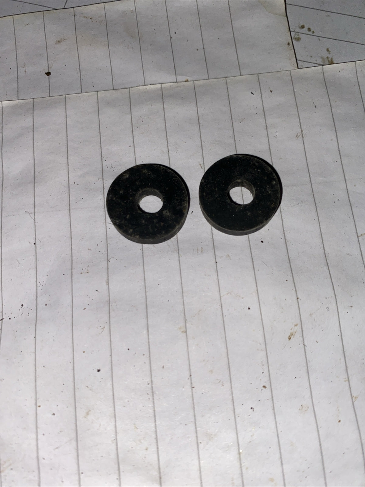 Triumph F6968 650 pre Oil Unit Battery Carrier  Strap Rubbers
