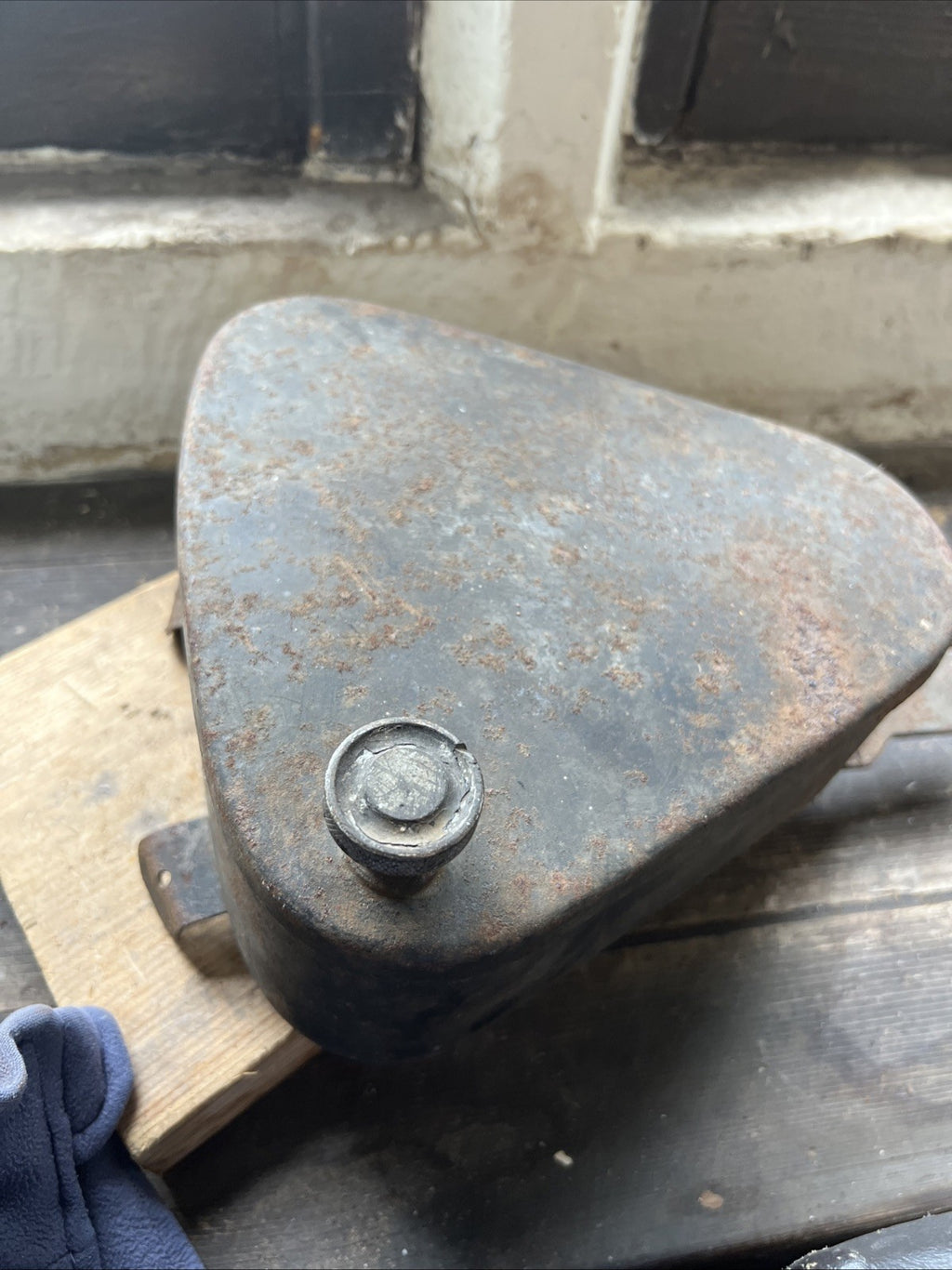 Old Rigid Frame Tool Box 3 1/4 “ Deep