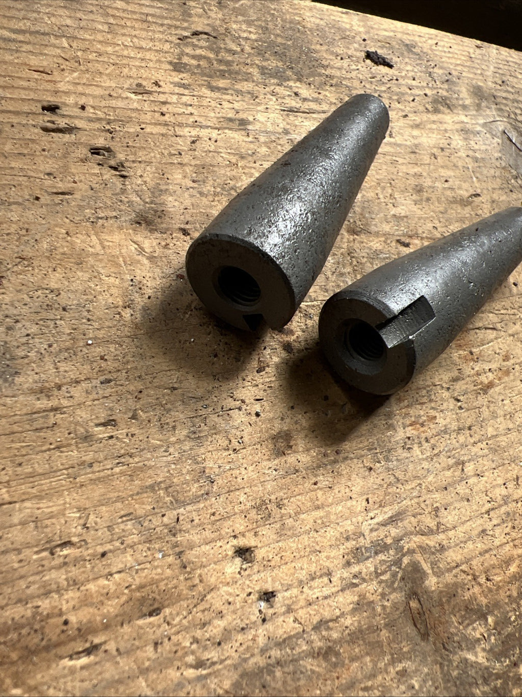 BSA Fork Slider Restrictor Cones Early Type Steel Sliders NOS