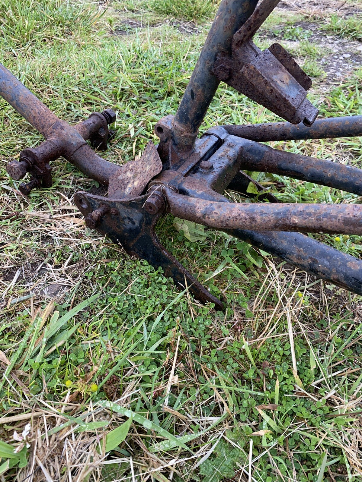 BSA D7 Frame With Swinging Arm And Subframe