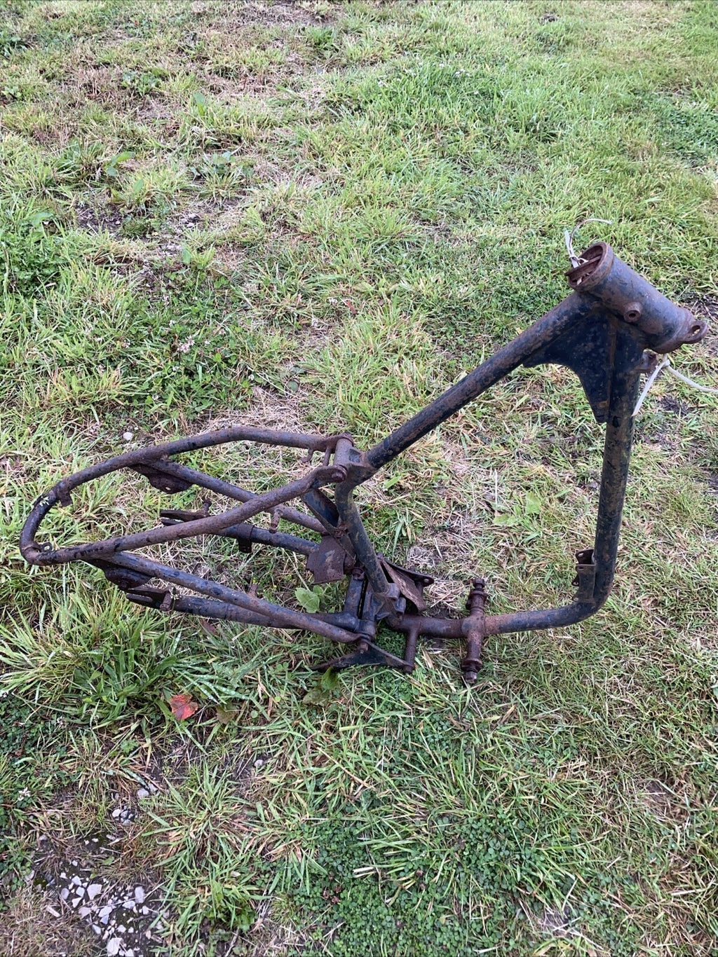 BSA D7 Frame With Swinging Arm And Subframe