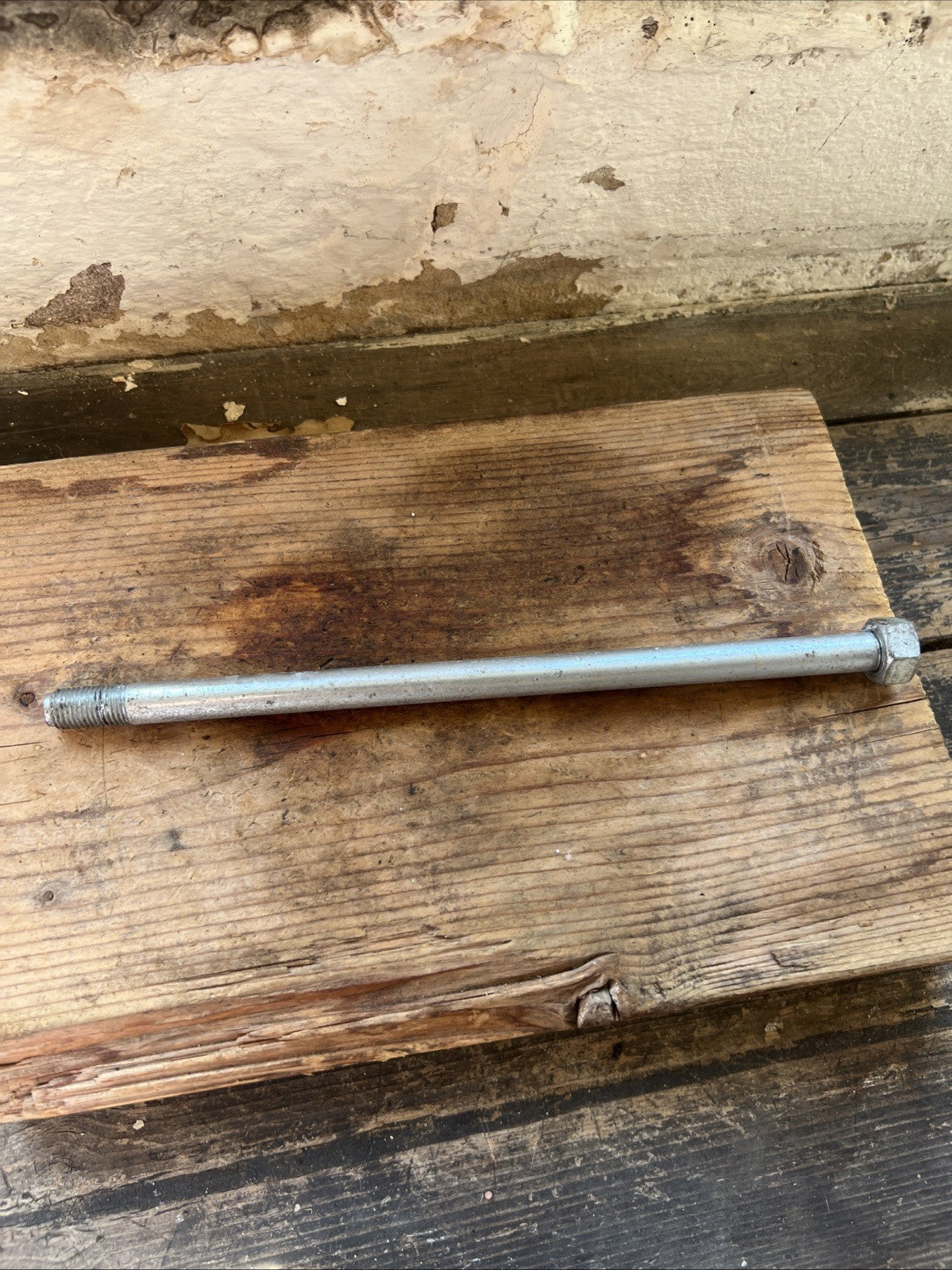 Triumph/BSA Long Bolt 8 7/8” Under head .431” Thick NOS