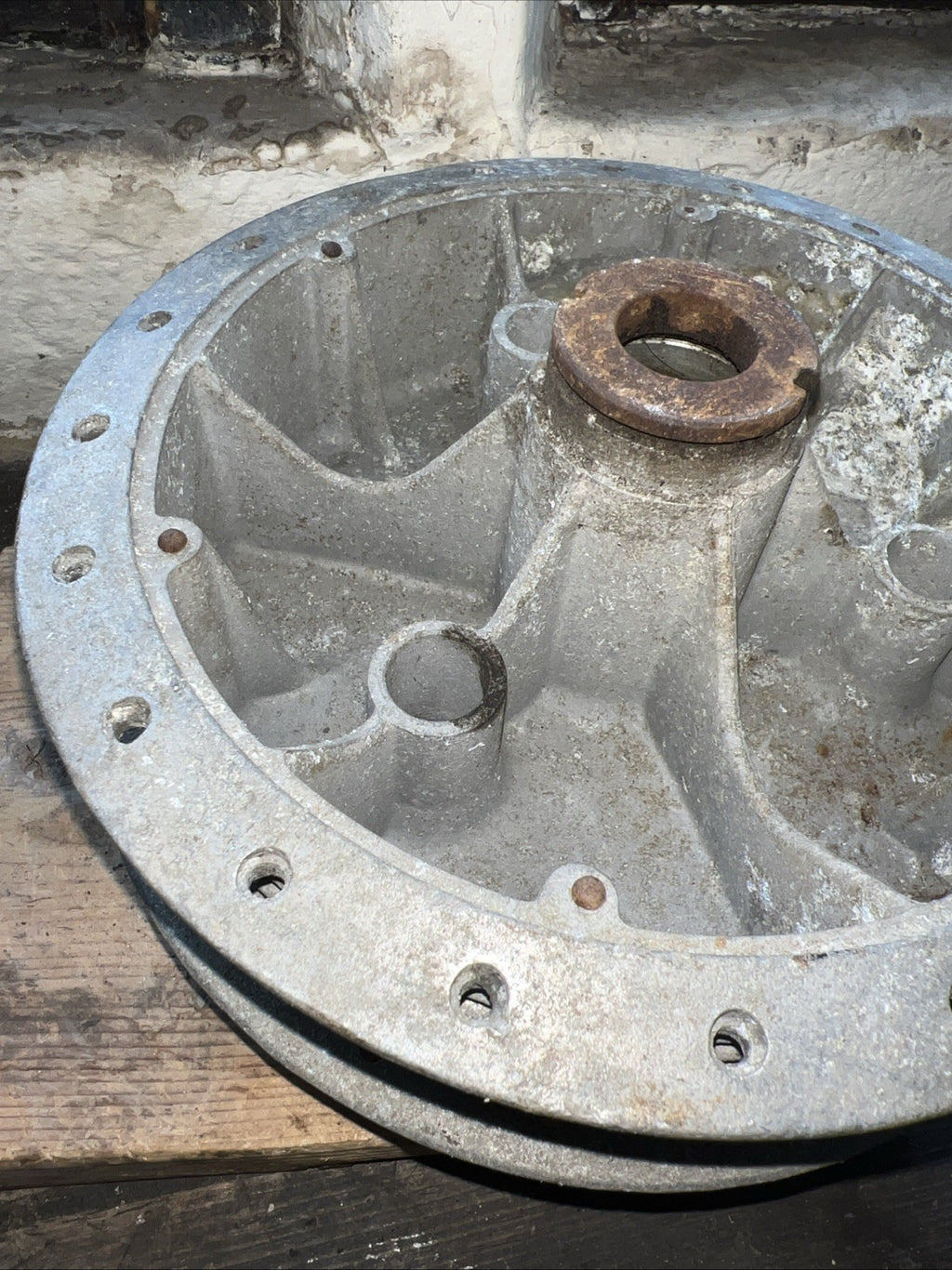 Norton Featherbed Alloy Rear Wheel Hub Bare Good Second Hand