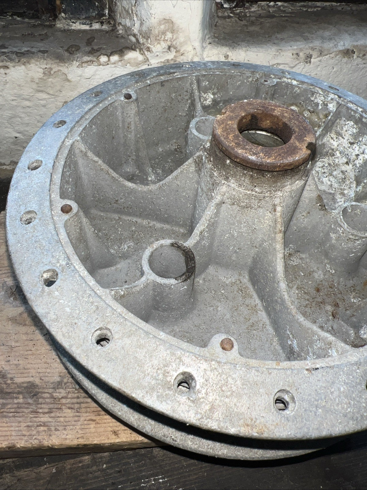 Norton Featherbed Alloy Rear Wheel Hub Bare Good Second Hand