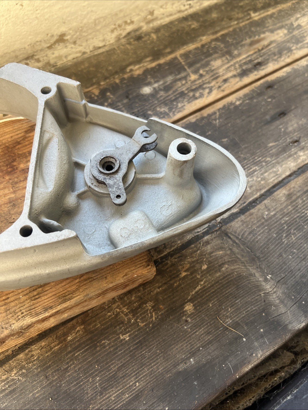 BSA Bantam Left Hand Inner Timing Case With Clutch Lifter Intermediate Type