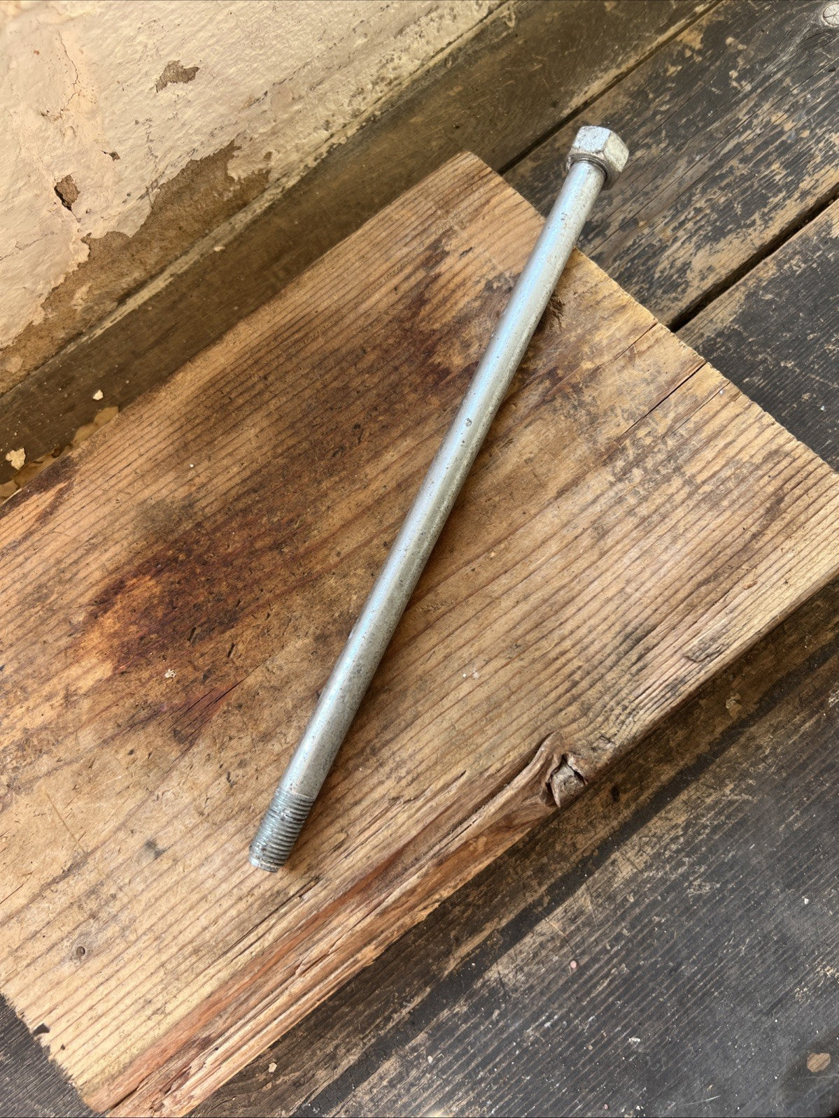 Triumph/BSA Long Bolt 8 7/8” Under head .431” Thick NOS