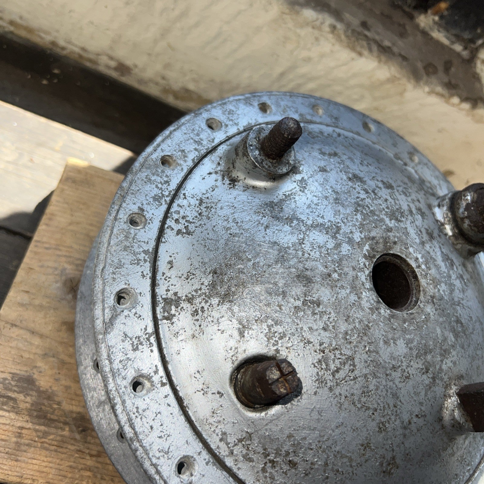 Ariel BSA Full Width Alloy Front Hub Complete With Brake