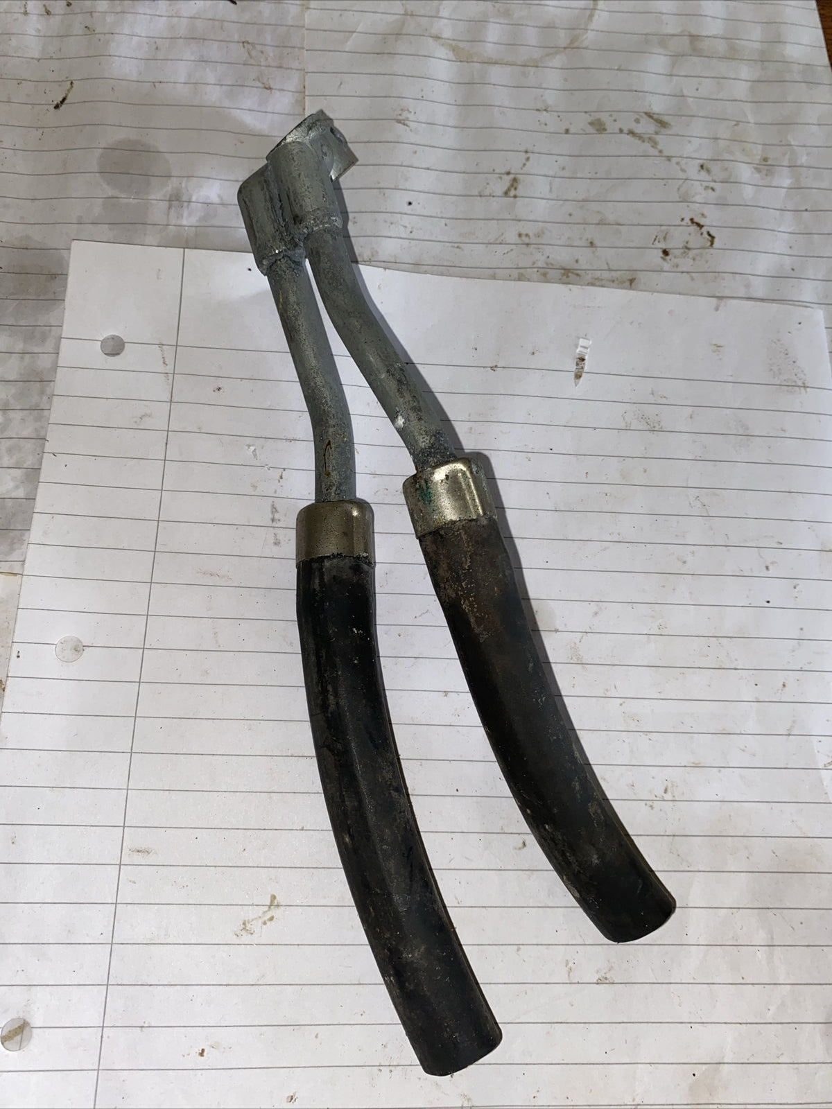 Norton  Main Feed And Return Pipes With Junction And Rubber Pipes