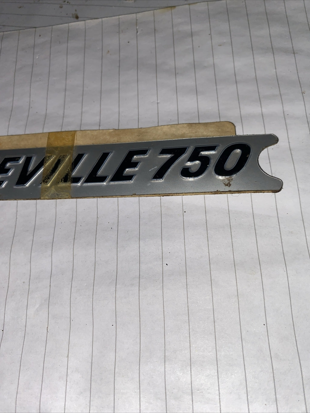 Triumph Bonneville 750 Silver Pair Of Side Panel Decals