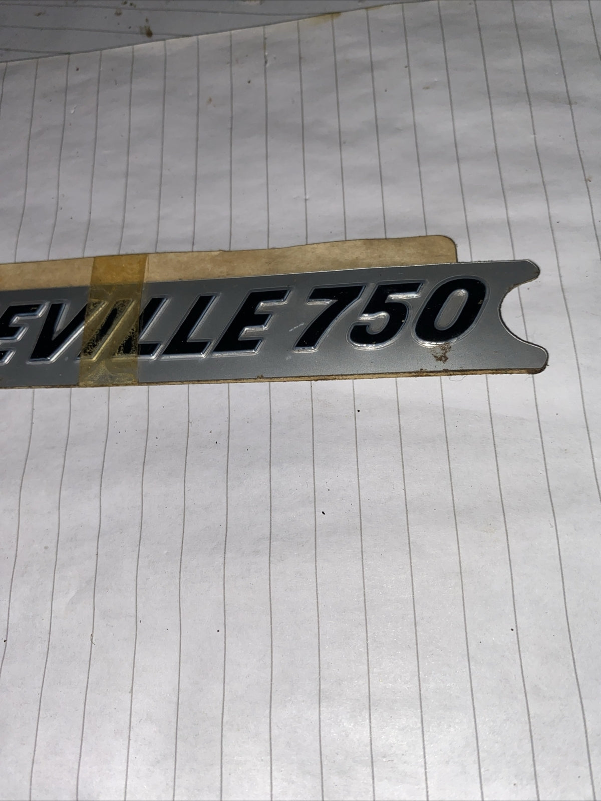 Triumph Bonneville 750 Silver Pair Of Side Panel Decals