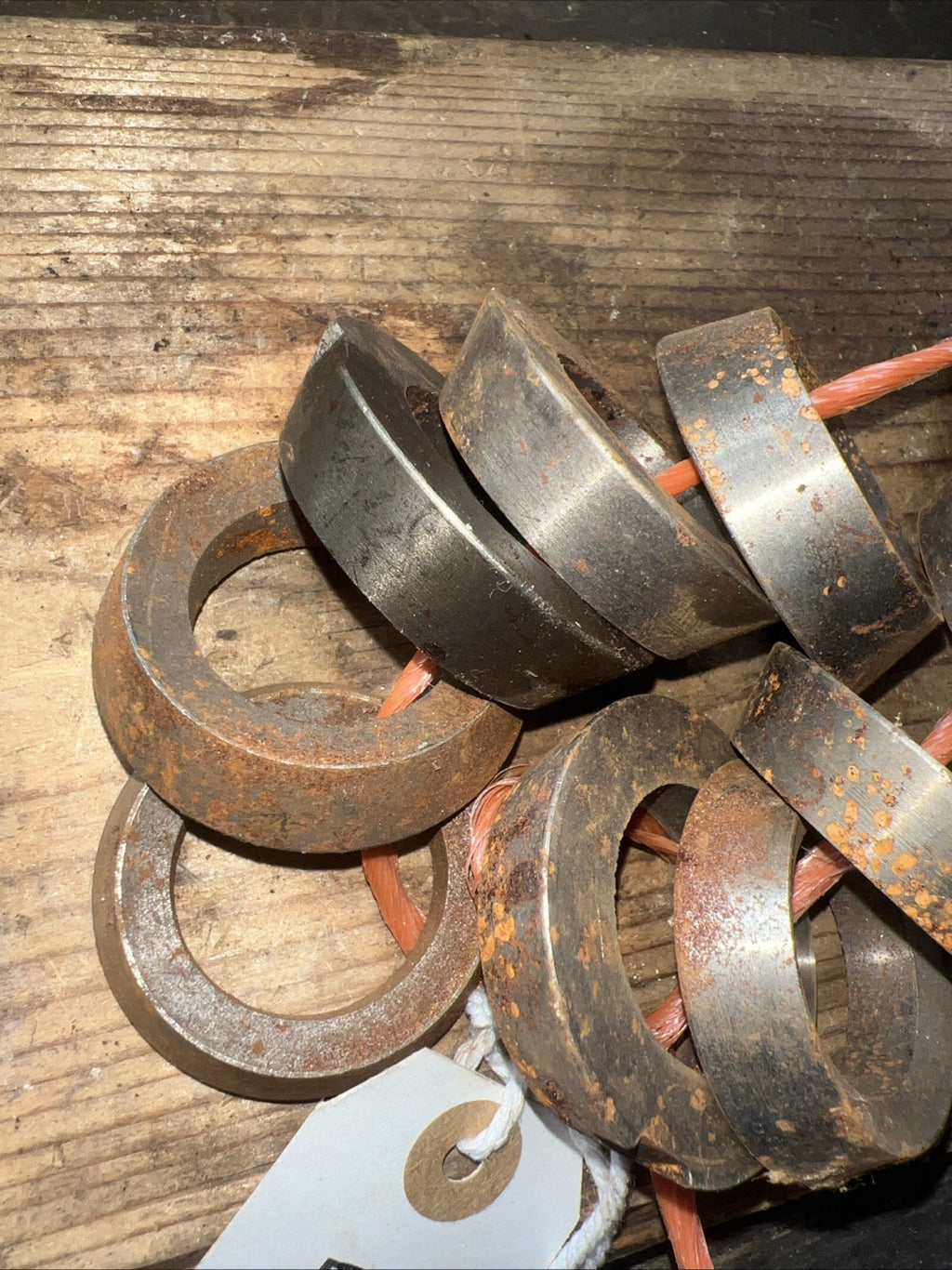British Replaceable Motorcycle Valve Seats O/d 2” I/d 1 1/8” NOS