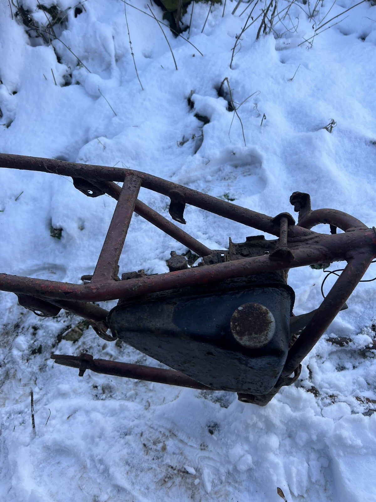 BSA Starfire Frame With Oil Tank