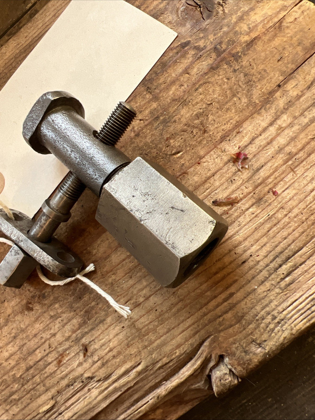 Norton Rigid Frame Single 16H Etc Dolls Head Gearbox Top Adjuster Bolt & Nut