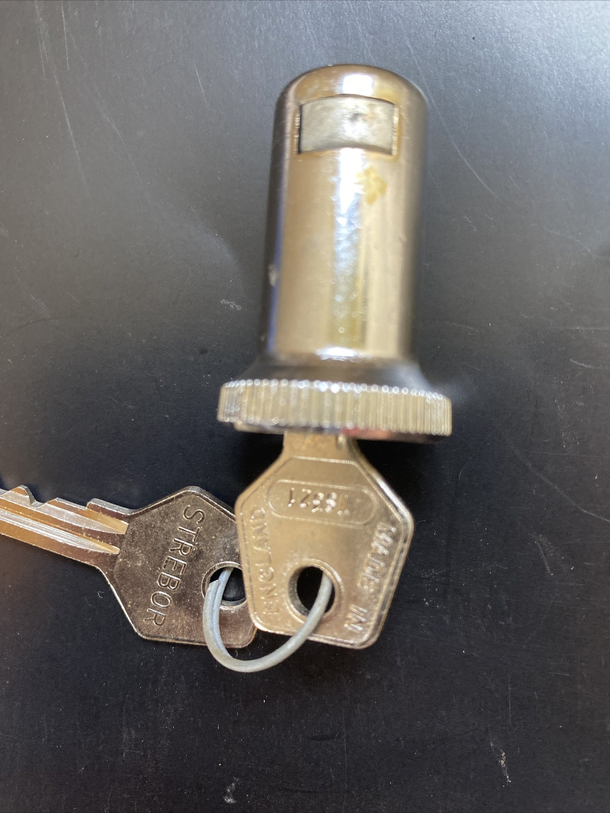 Toolbox lock and keys