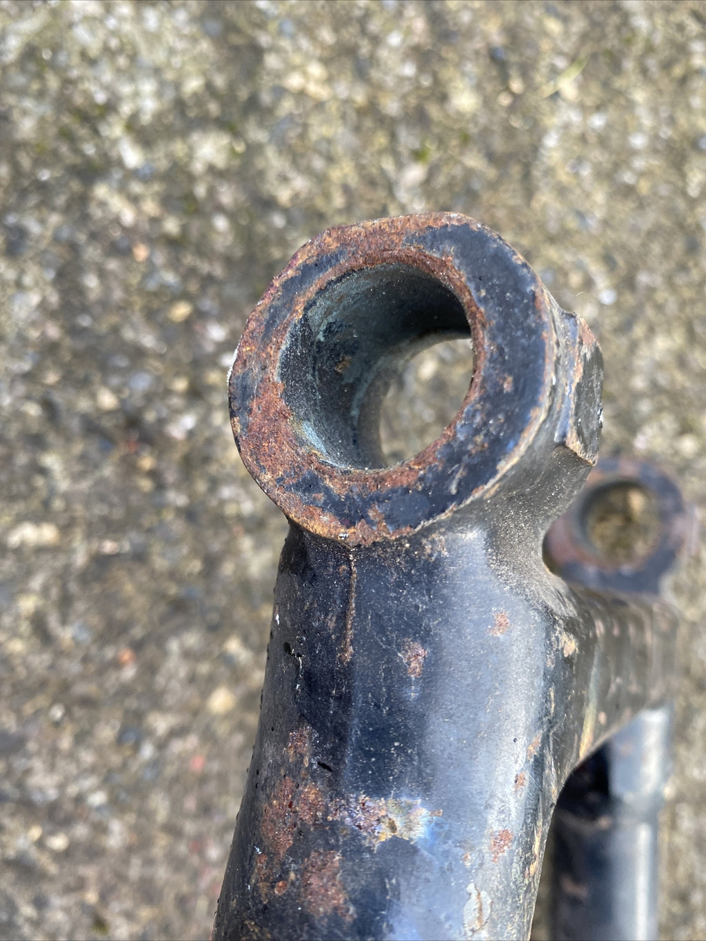 Motorcycle BSA C15 swinging arm with bushes