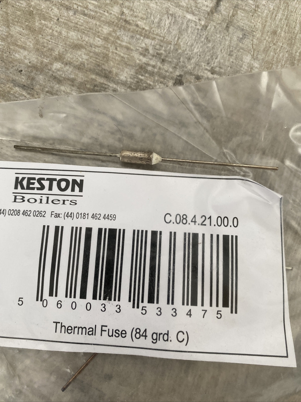 keston Thermal fuse (84 grd. C)  C.08.4.21.00.0