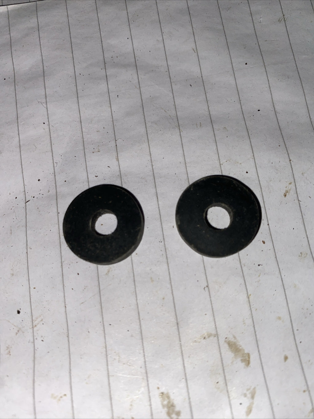 Triumph F6968 650 pre Oil Unit Battery Carrier  Strap Rubbers