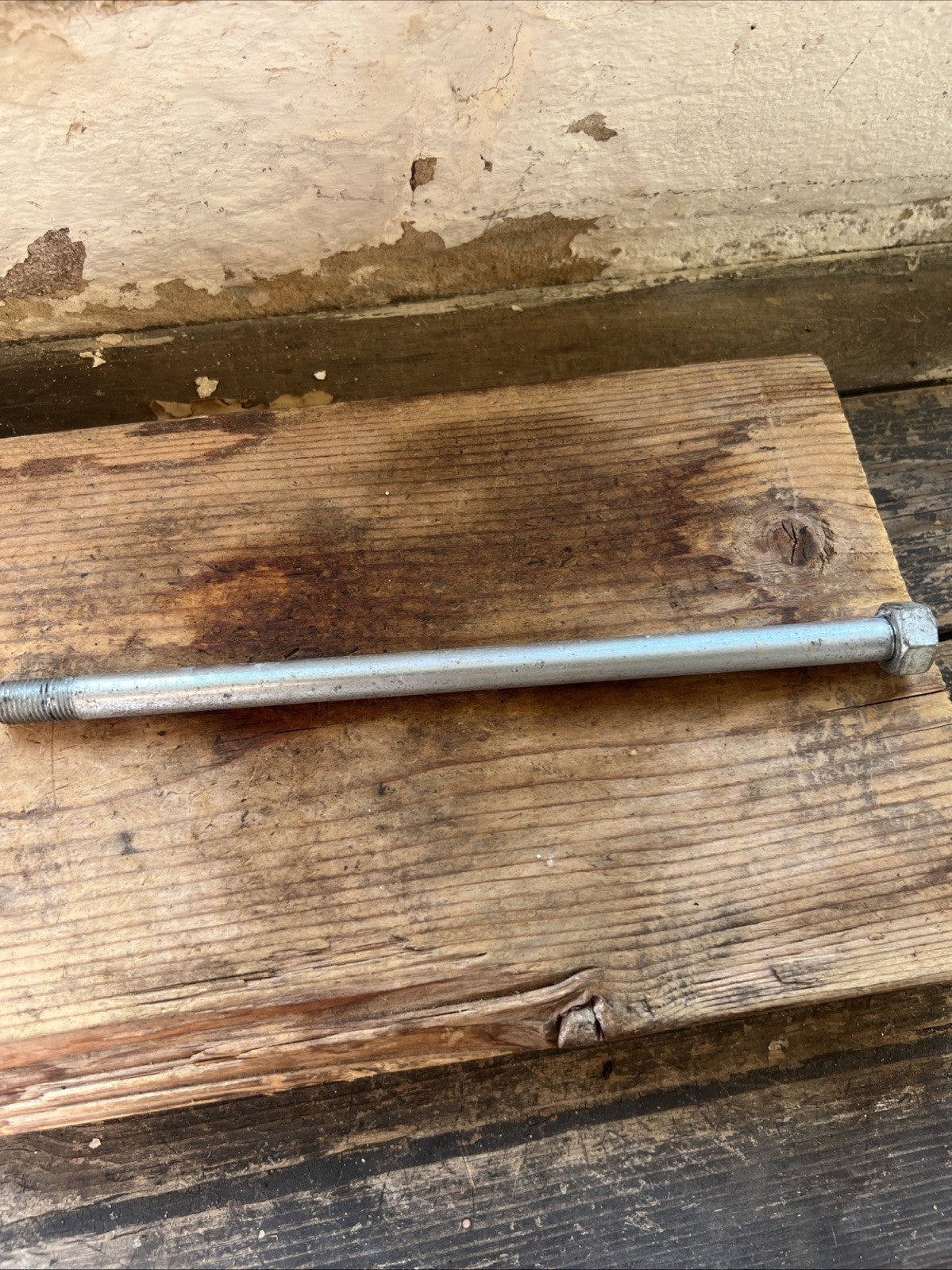 Triumph/BSA Long Bolt 8 7/8” Under head .431” Thick NOS