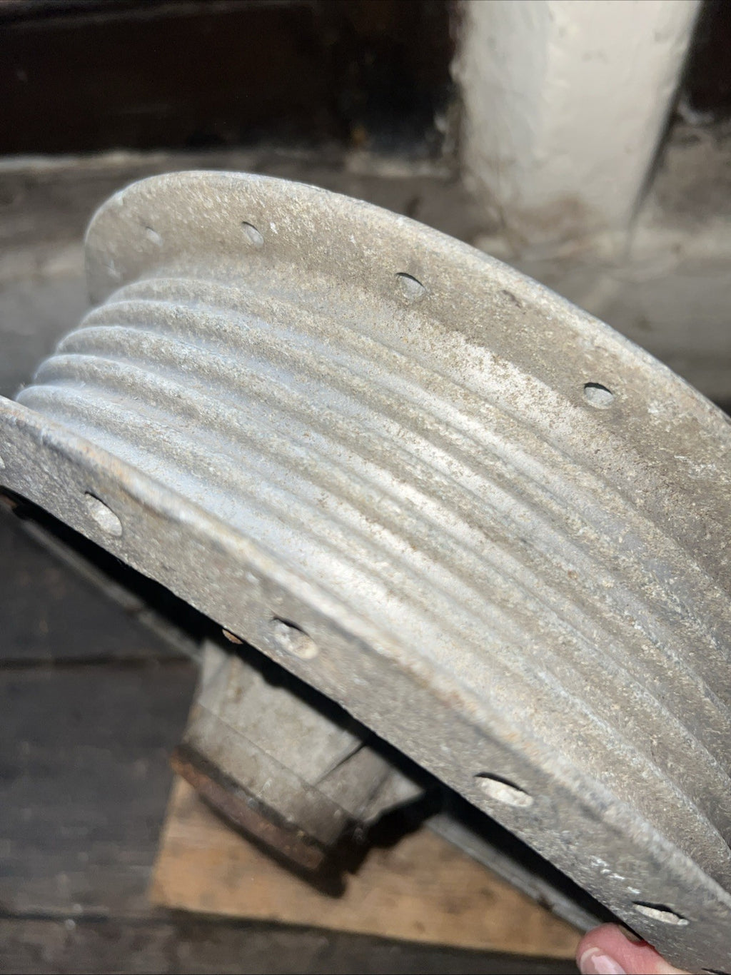 Norton Featherbed Alloy Rear Wheel Hub Bare Good Second Hand