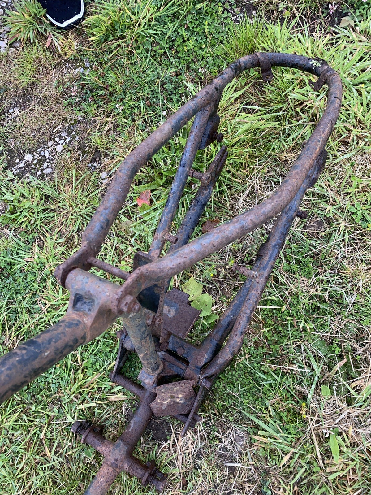 BSA D7 Frame With Swinging Arm And Subframe