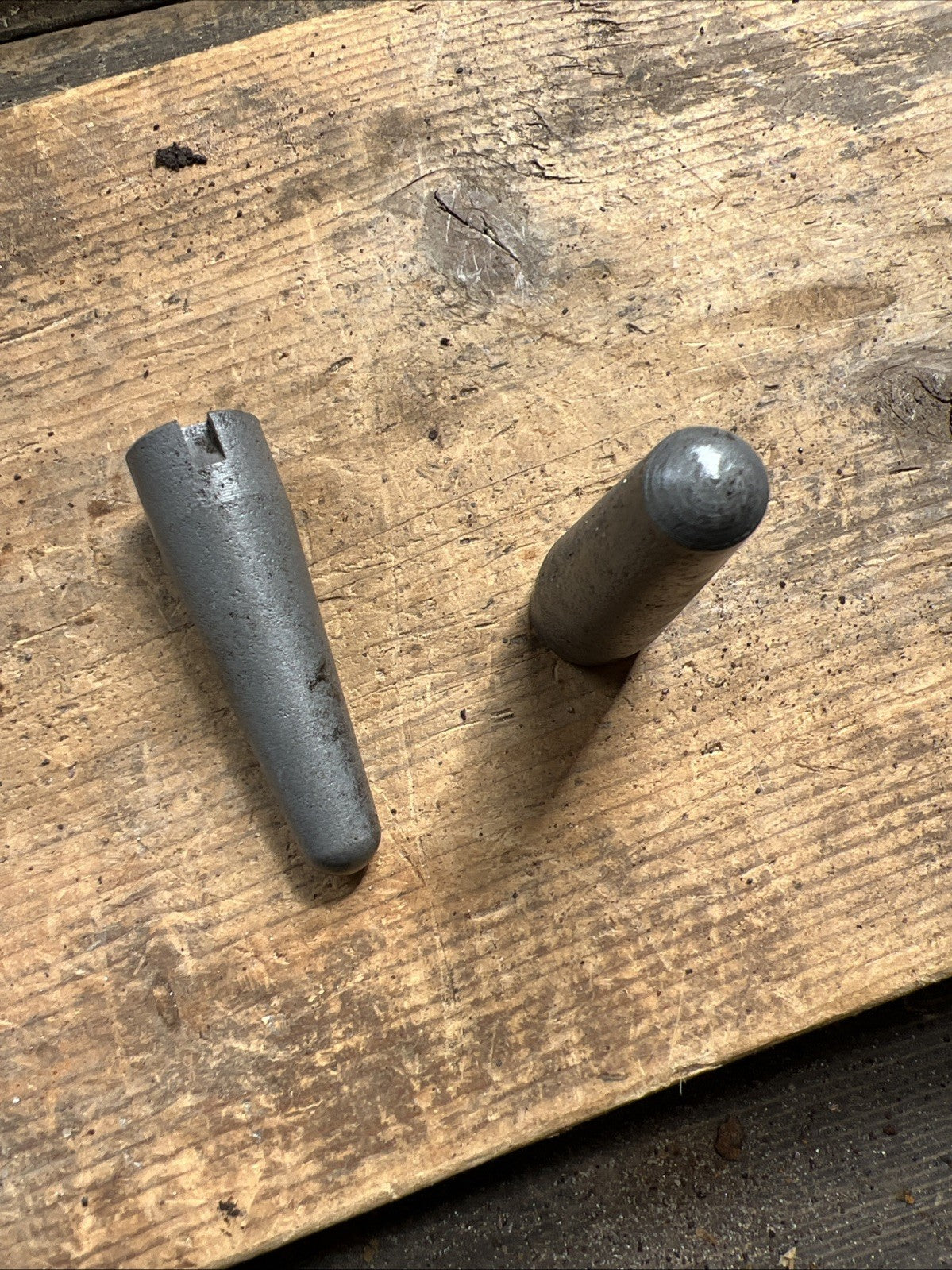 BSA Fork Slider Restrictor Cones Early Type Steel Sliders NOS