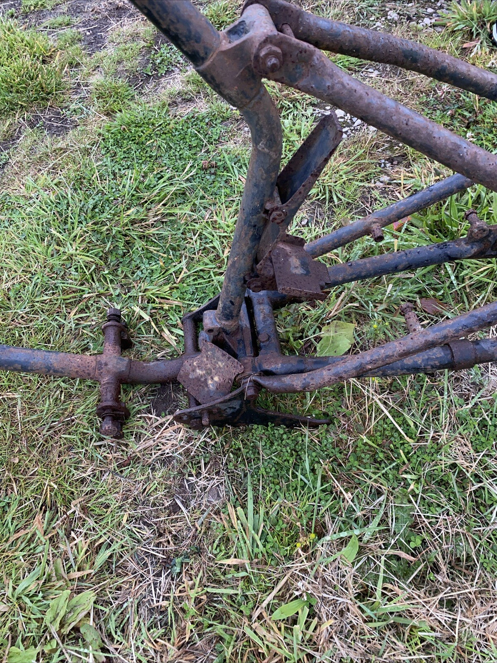 BSA D7 Frame With Swinging Arm And Subframe