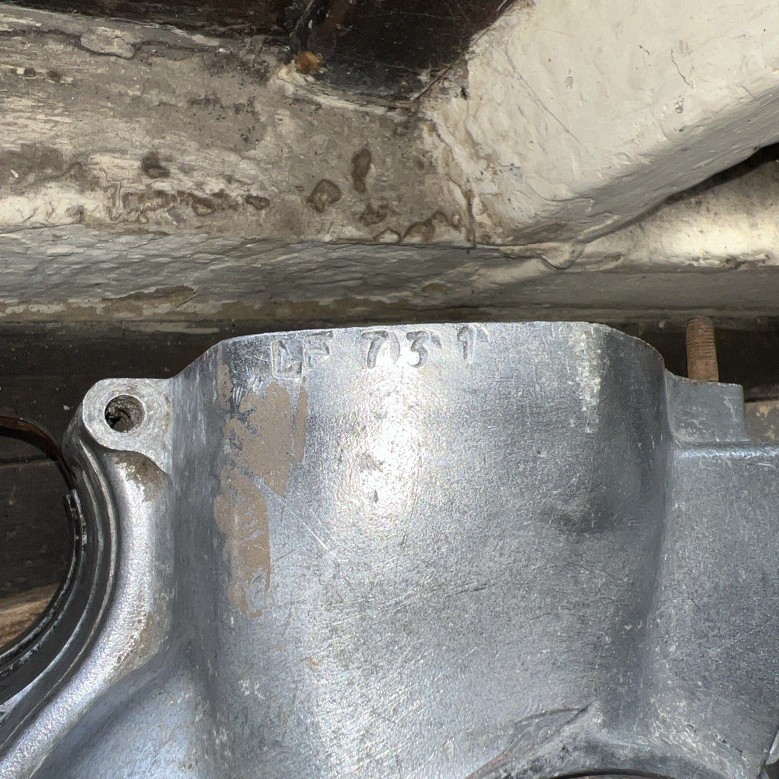 Ariel 650 Huntmaster Crankcases Marked LF731