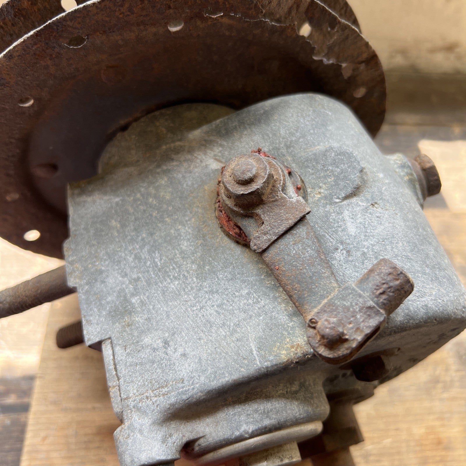 Pre War Sturmey Archer Gearbox Marked TS10581 With Kickstart Shaft
