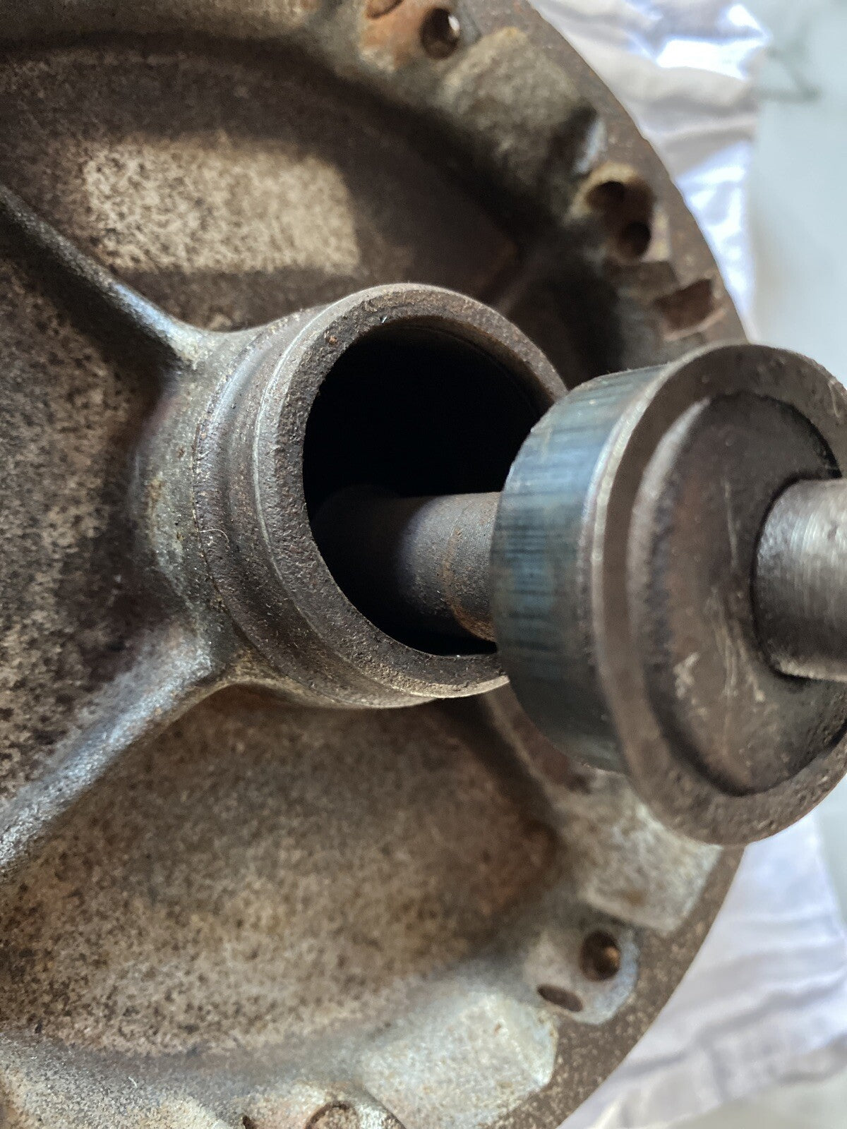 BSA C15 Front Hub With Spindle Classic Bike Motorbike Part