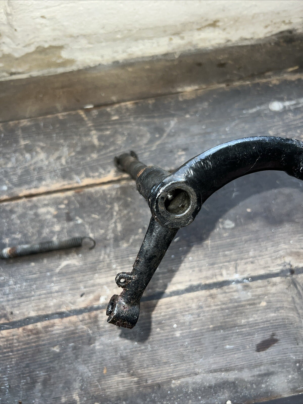 Ducati Narrowcase 250 Disc Rear Brake Pedal And Shaft With Spring
